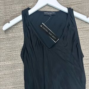 Never Worn Central Park West Sylvie Marabou Sweep Dress